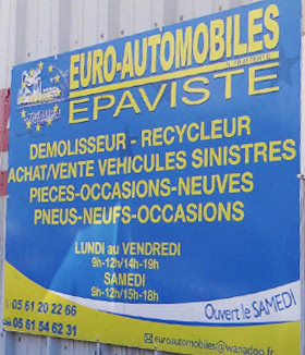 Epaviste, destruction de véhicules sur Toulouse en Haute Garonne | Euro Automobiles.